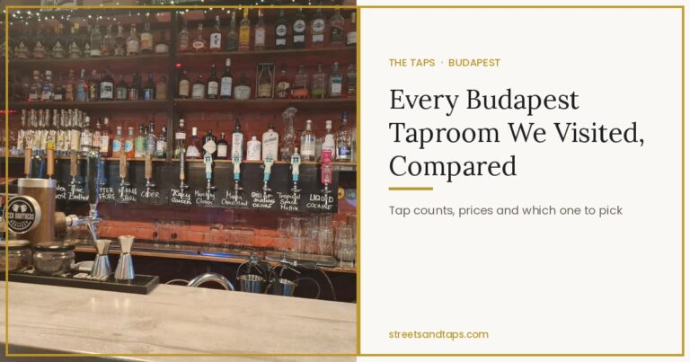 Every Budapest Taproom We Visited, Compared post cover