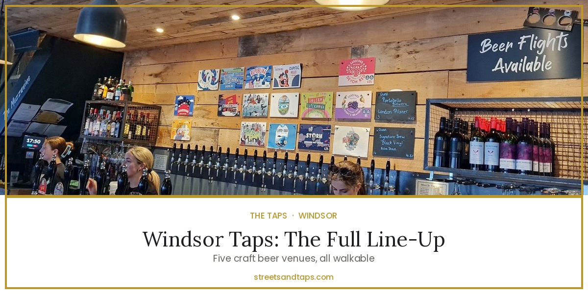 Windsor Taps: The Full Line-Up post cover