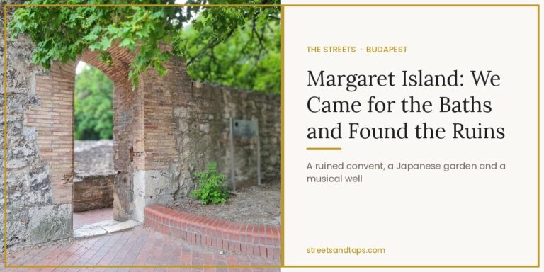 Windsor Castle ruins archway on Margaret Island cover
