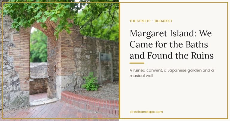 Windsor Castle ruins archway on Margaret Island cover