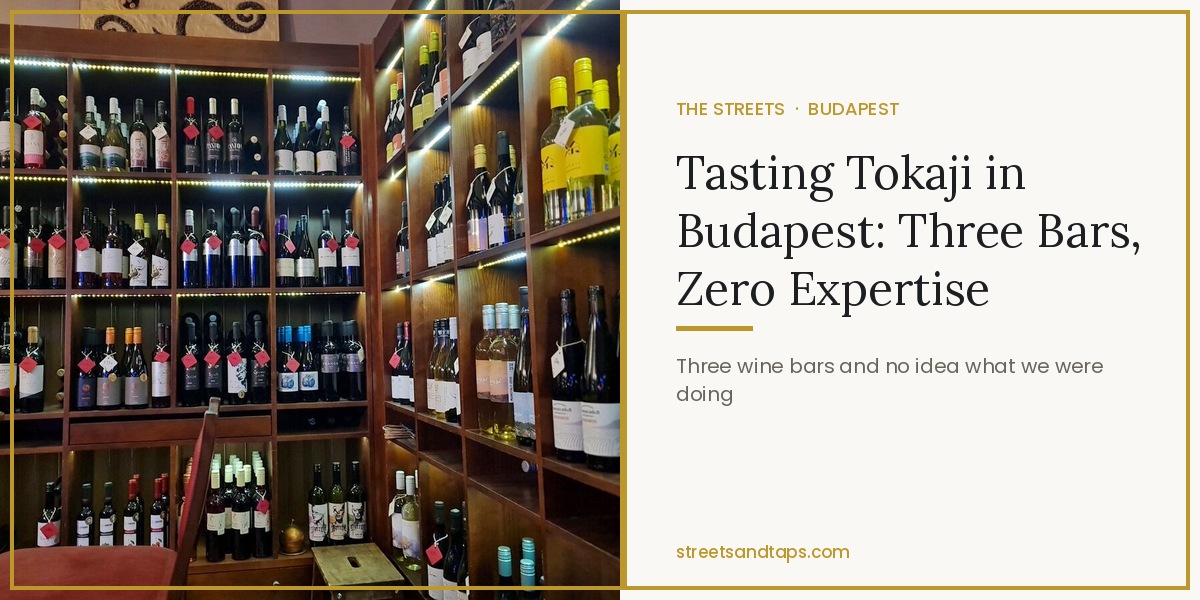 Tasting Tokaji in Budapest post cover