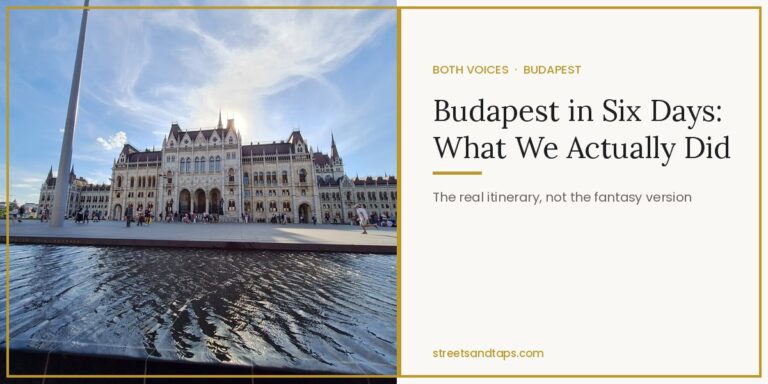 Budapest in Six Days post cover