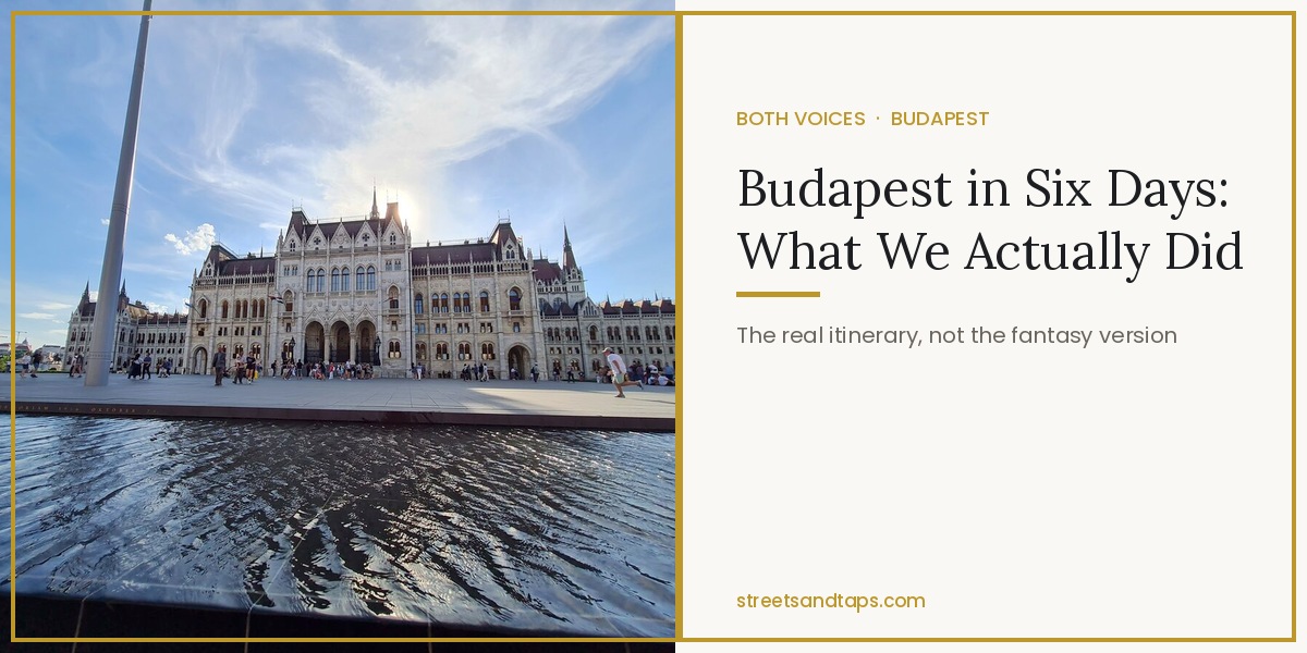 Budapest in Six Days post cover