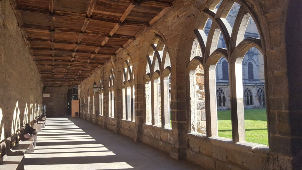 The cathedral cloisters