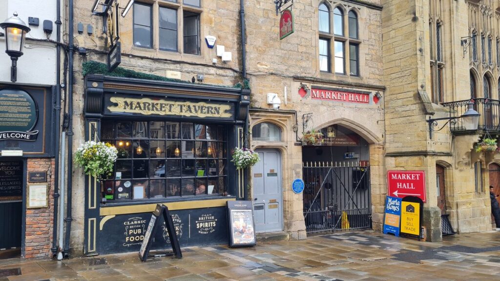 Market Tavern on Market Place, Durham, beside the Market Hall