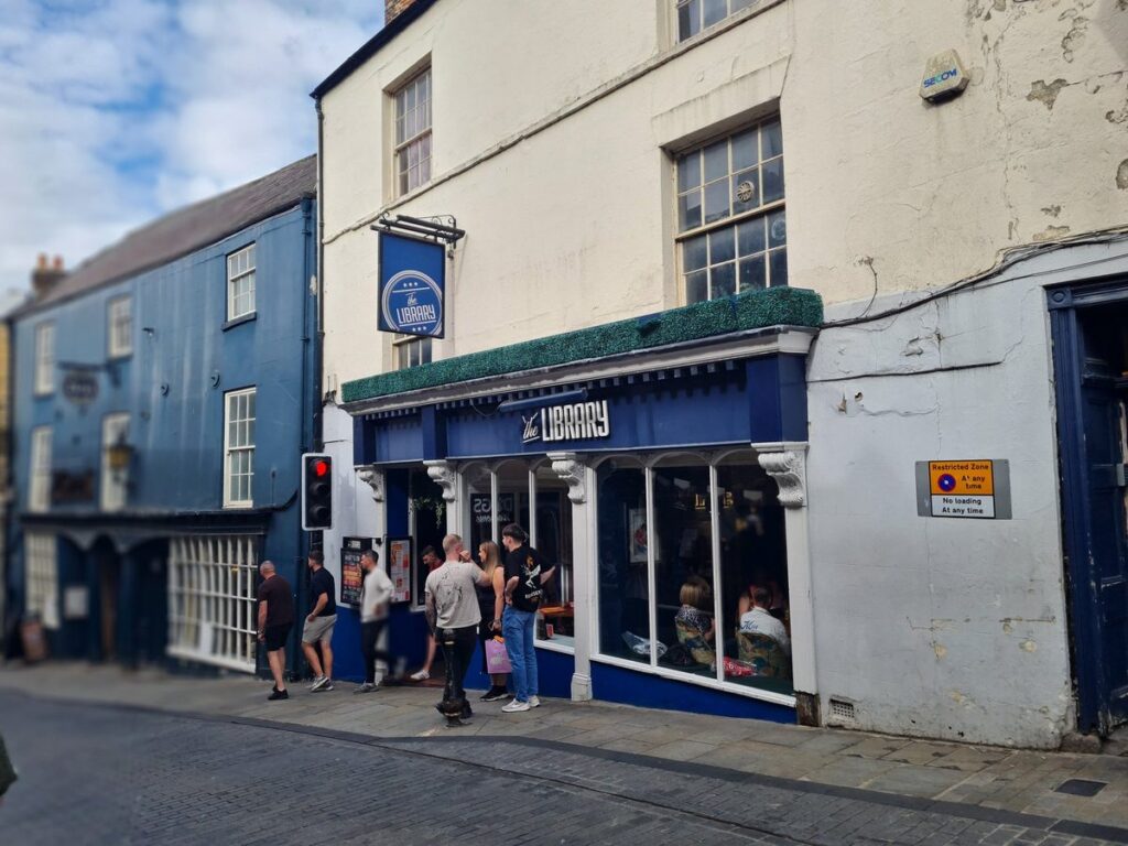 The Library pub on Saddler Street, Durham