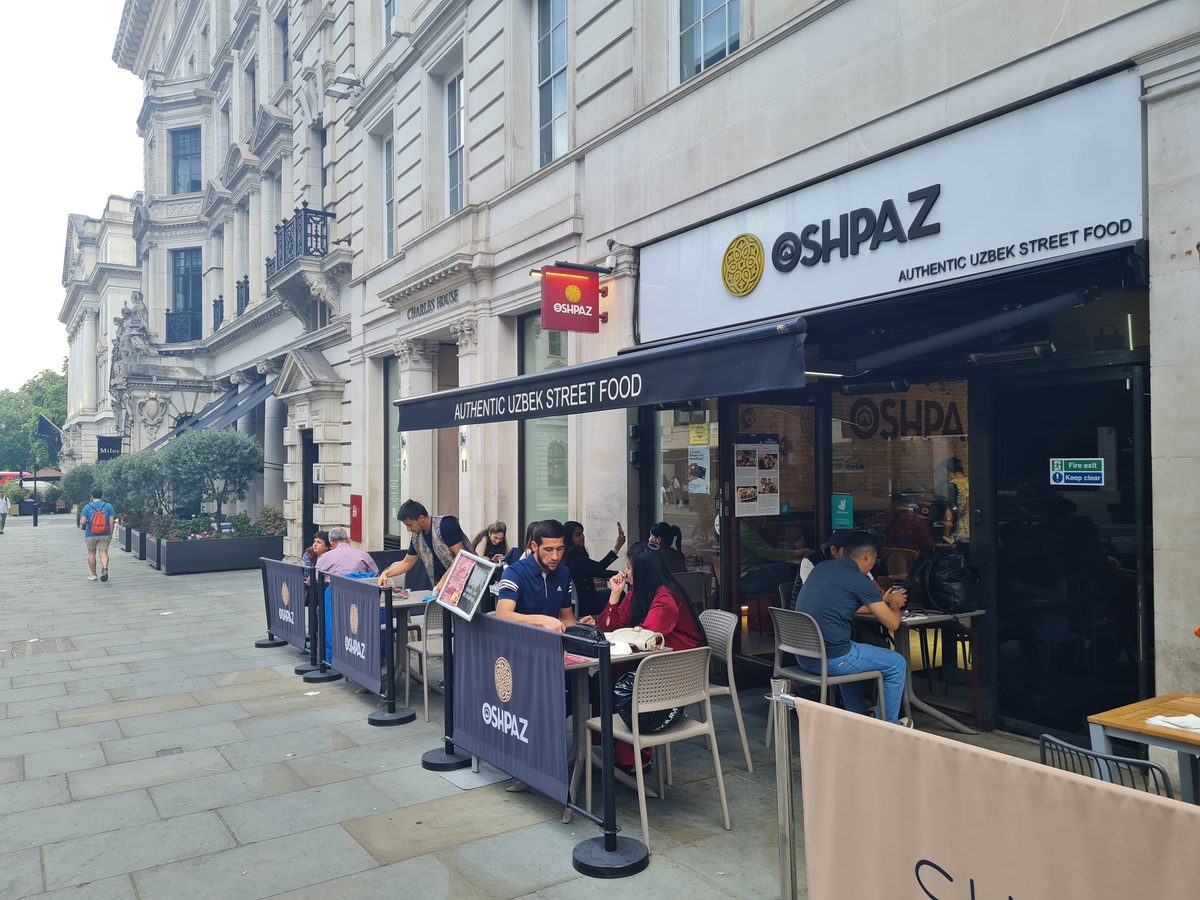 Oshpaz Uzbek restaurant on Regent Street, London
