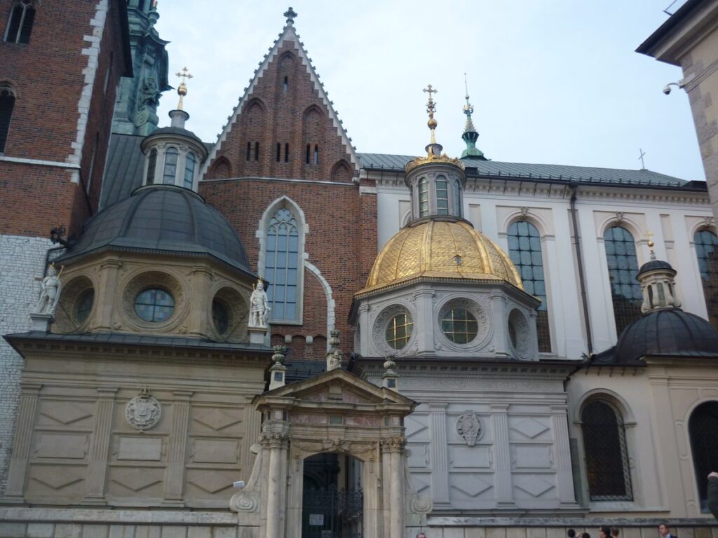 Gold dome of the Sigismund Chapel at Wawel Cathedral, Kraków